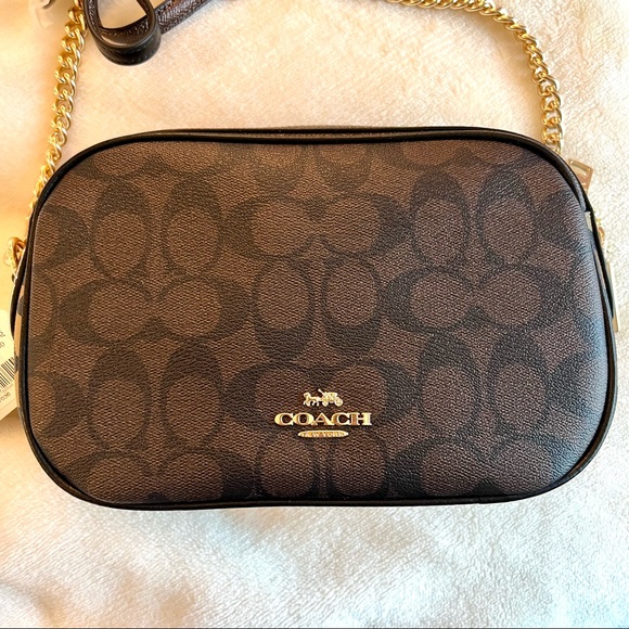 Coach Leopard F35083 Isla Chain Crossbody Signature - Picture 2 of 16